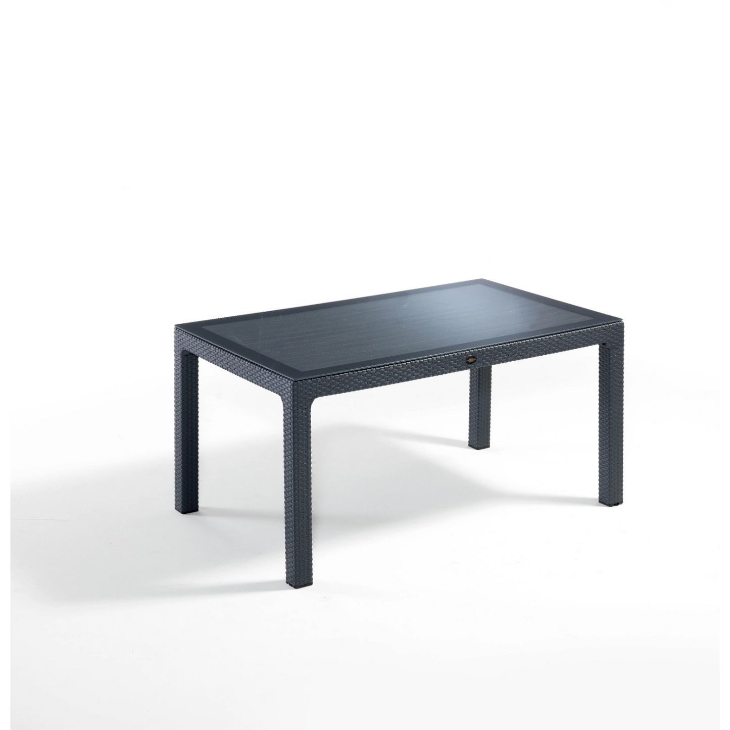 Novussi Classi Rattan Table 90x150 Glass