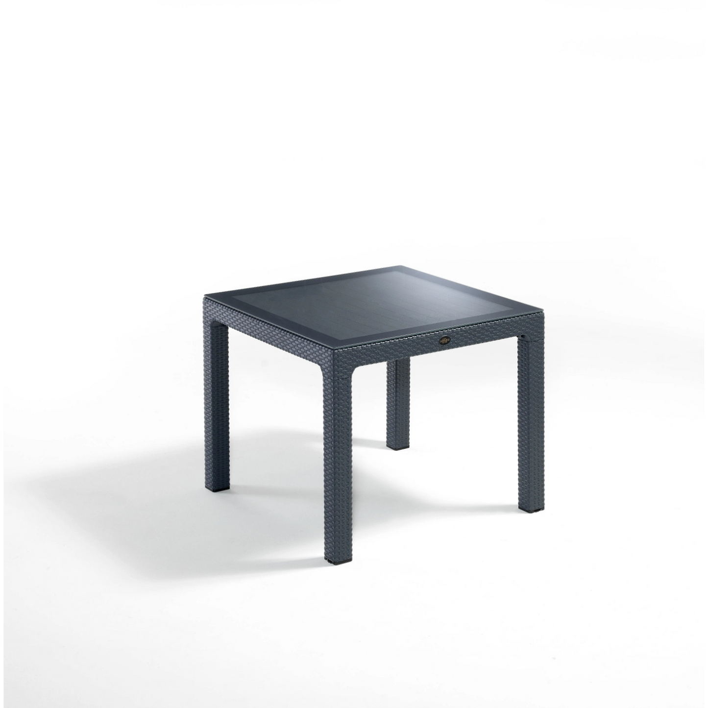 Novussi Classi Rattan Table 90x90 Glass