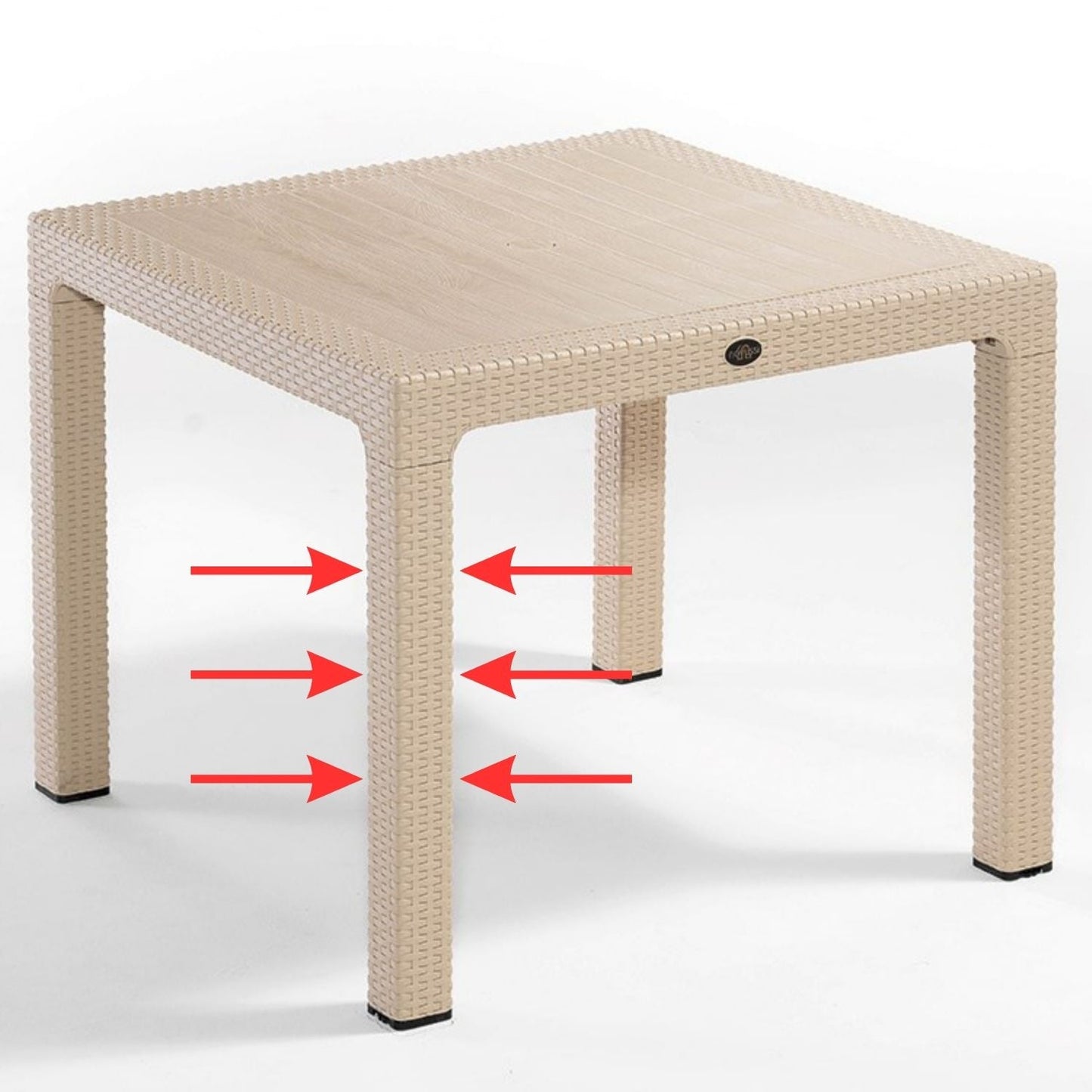 Rattan Table Leg 4 Pieces